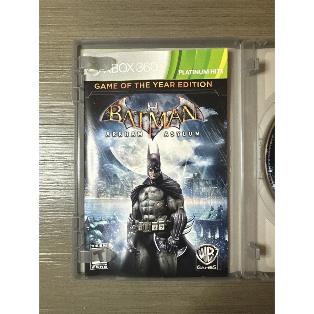 Batman Arkham Asylum Game Of The Year Edition Xbox 360 Complete CIB
